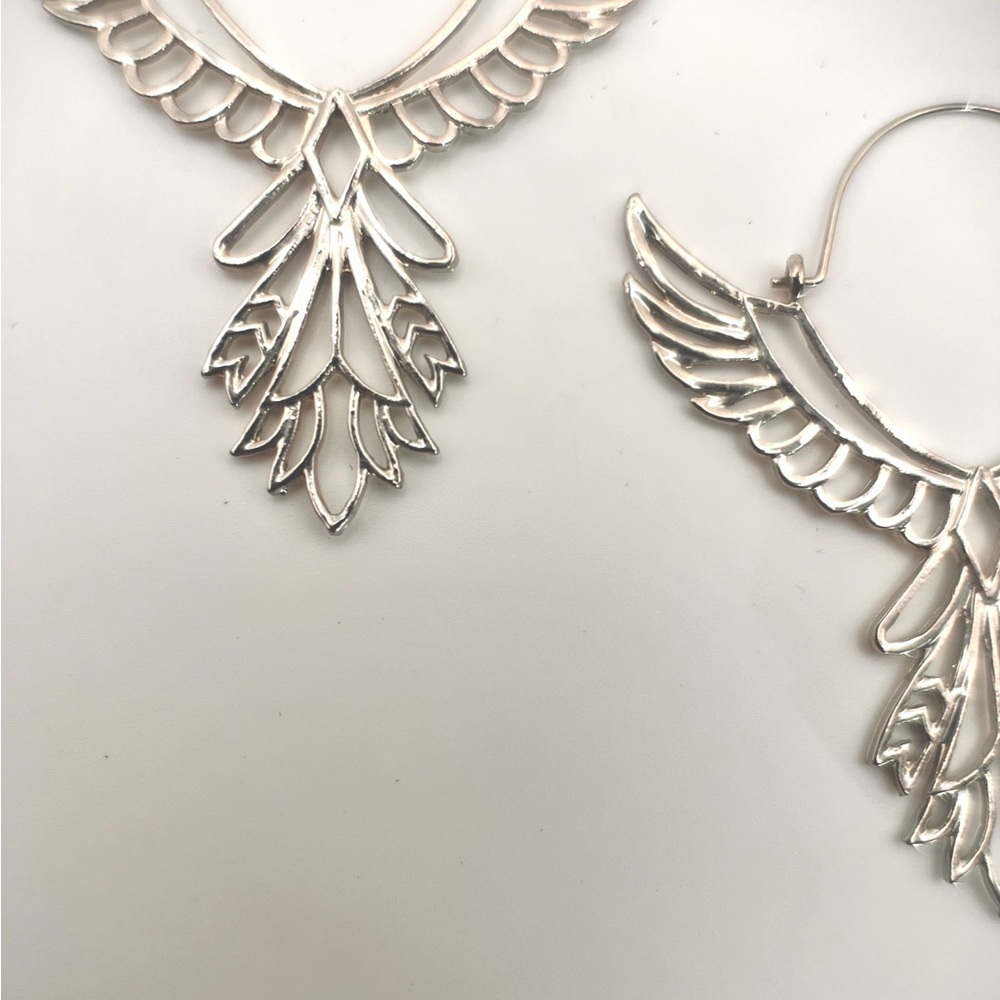 925 Silver FP Thunderbird Earrings - Picture 3 of 6